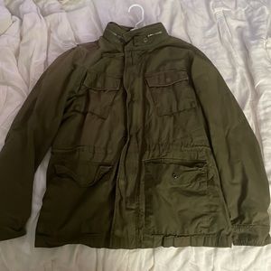 Army Green Vintage Gap Utility Jacket-Size Small